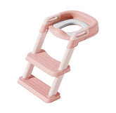 Reductor de Baño Escalera Para Niños Rosa